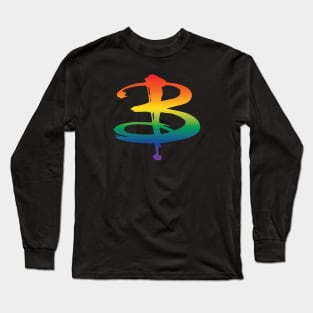 B Logo Rainbow Pride Long Sleeve T-Shirt
